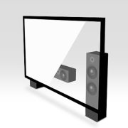 120” 2.35:1 Acoustic Fixed Frame Screen