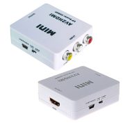 AV to HDMI Video Audio Signal Mini Converter Adapter For TV VCR DVD 1080P