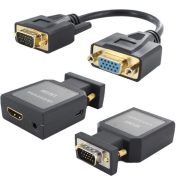 HD 1080P VGA + Audio to HDMI Adaptor Mini Converter