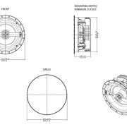 TDG NFC-61STT 6 ½” In-Ceiling Speaker - Image 2