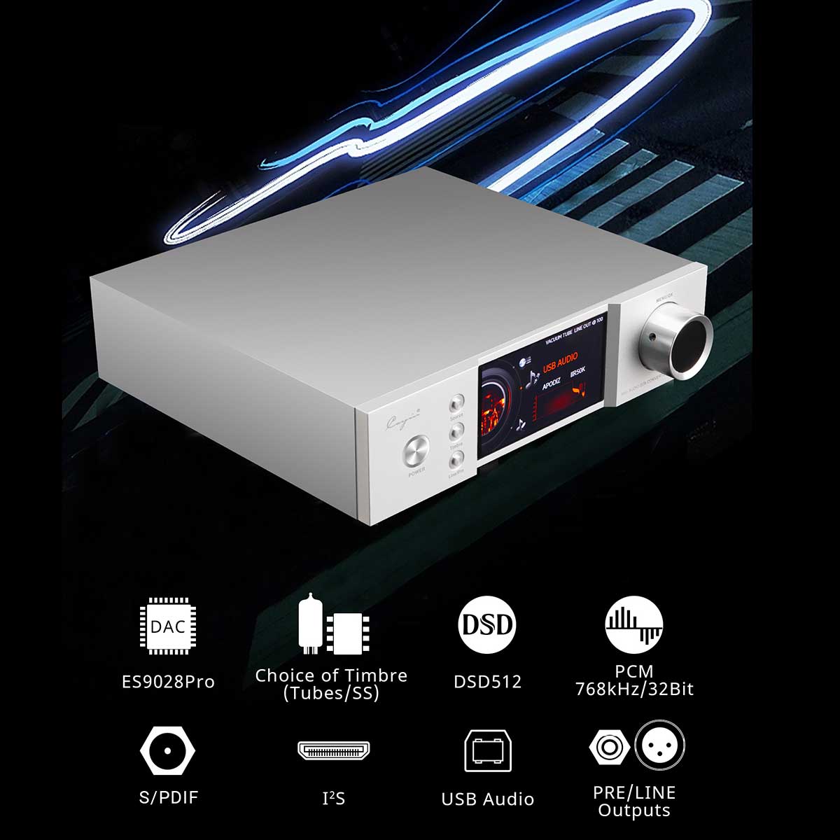 Cayin iDAC-6 MK2 Tube Dac - Rapallo