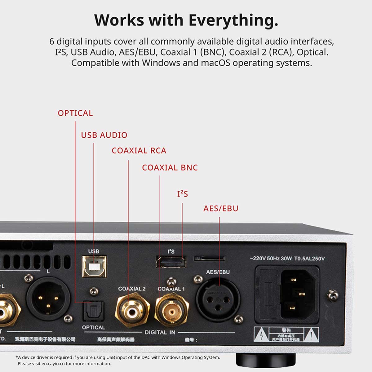 Cayin iDAC-6 MK2 Tube Dac - Rapallo