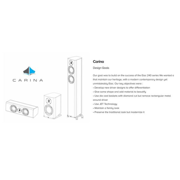 ELAC Carina Range - Rapallo