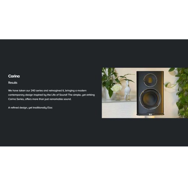 ELAC Carina Range - Rapallo