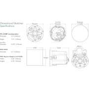 Rapallo | Sonance PS-C43RT Professional Series 4" In-Ceiling Speaker | White