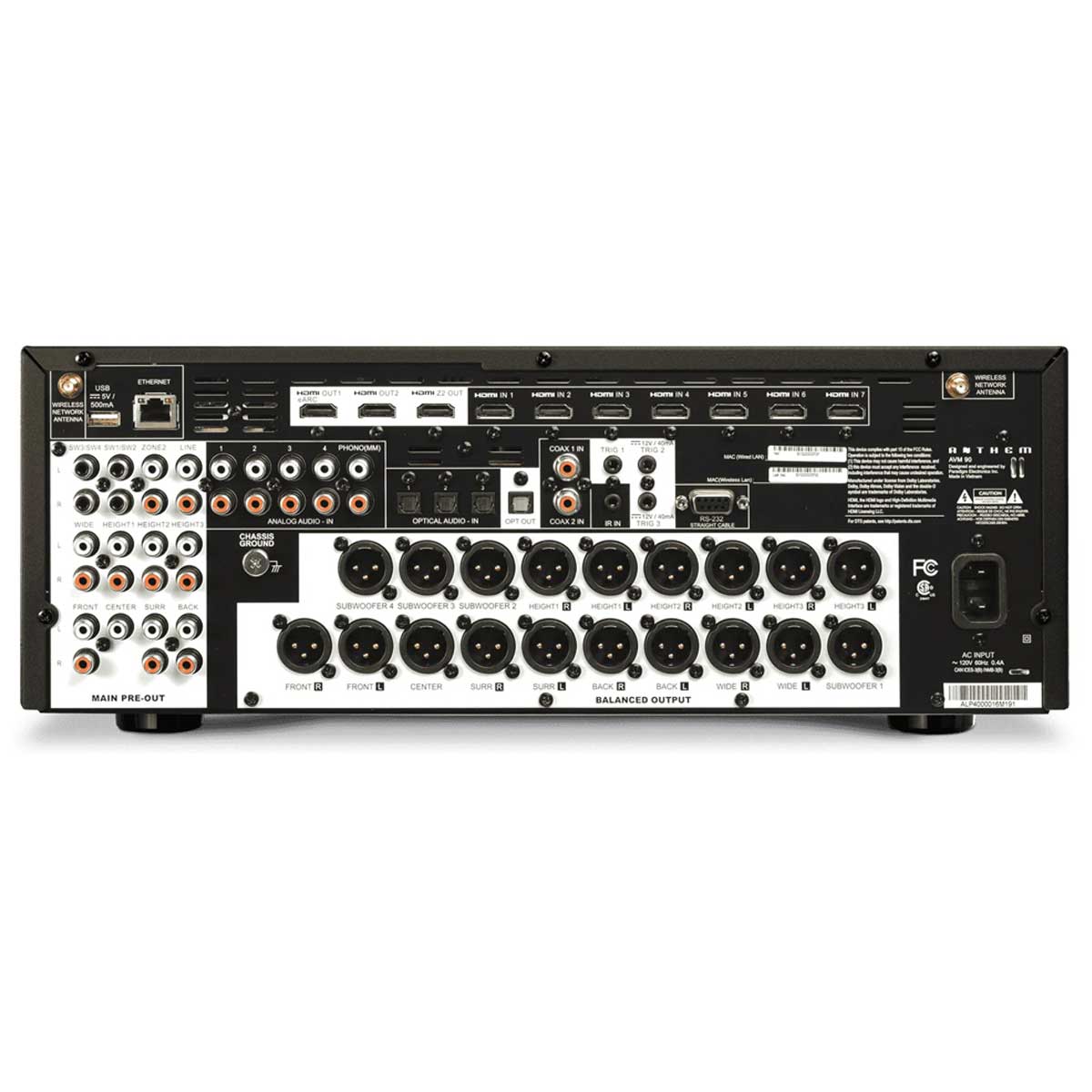 Anthem AVM 90 Pre-Amp AV Processor - Rapallo