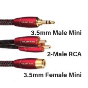 AudioQuest Golden Gate RCA Analogue Cable - Rapallo