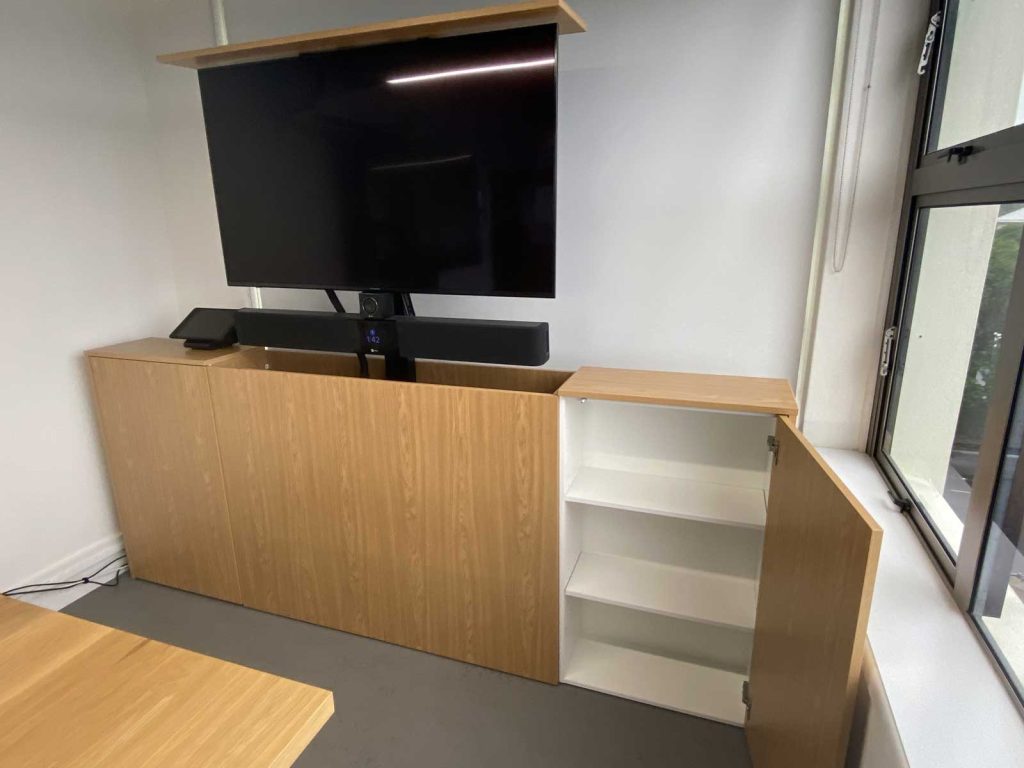 Rapallo | Video Conferencing Lift & Cabinet