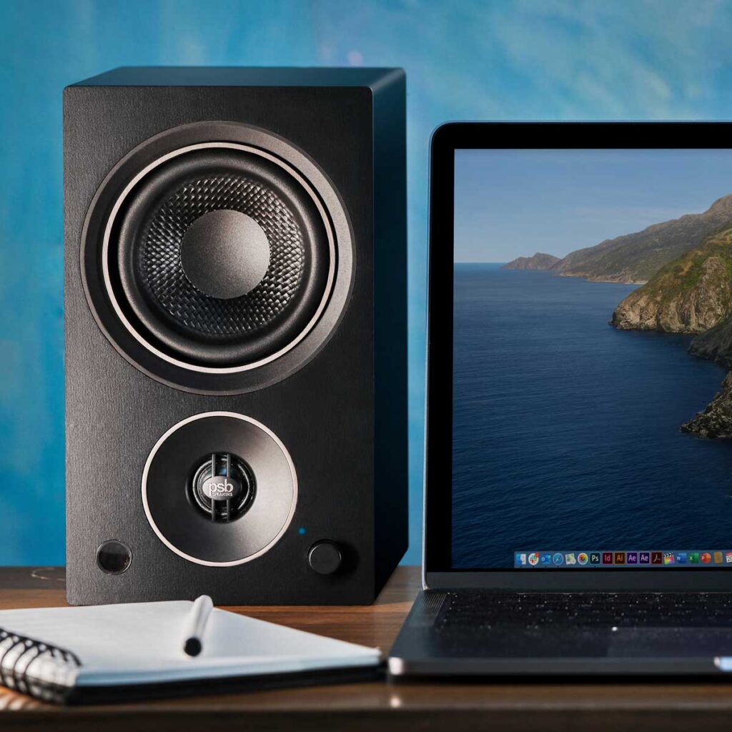 Best Compact Powered Speakers PSB Speakers Alpha AM3 Compact Powered Speakers – Rapallo