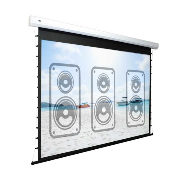 Indigo 4:3 Tab-Tension Motorised Acoustic Screen - Rapallo