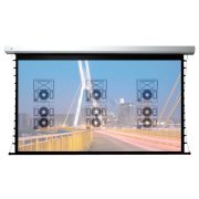 Indigo 16:9 Tab-Tensioned Motorised Acoustic Screen - Rapallo