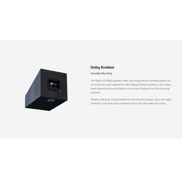 ELAC Debut 3.0 Speakers - Rapallo
