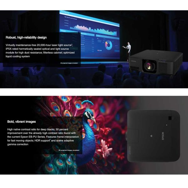 Epson EB-PQ2216B 4K 3LCD Laser Projector - Rapallo