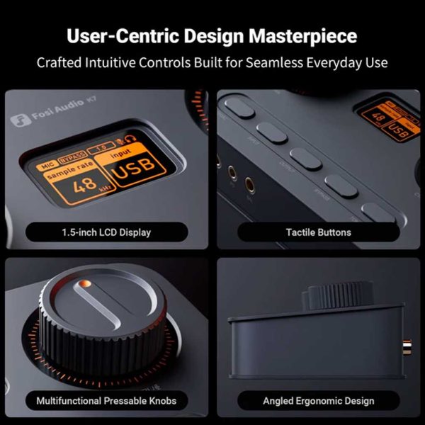 Fosi Audio K7 Desktop DAC Headphone Amplifier - Rapallo