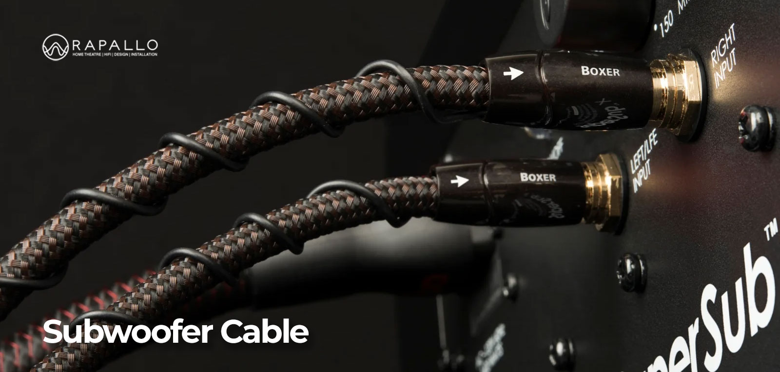 Subwoofer Cables - Rapallo