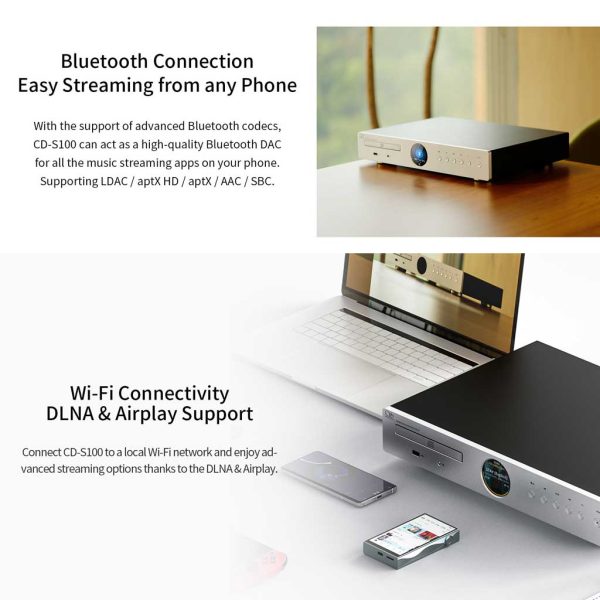 Shanling CD-S100 V25 Streaming CD Player - Rapallo