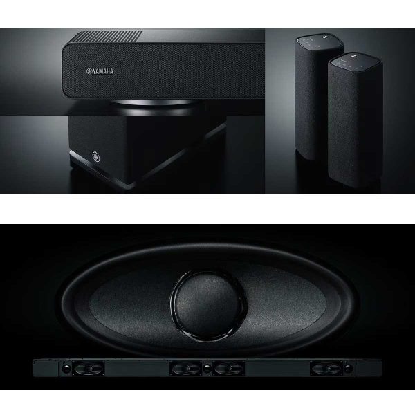 Yamaha 90A Flagship Dolby Atmos Sound Bar with Wireless Surrounds - Rapallo
