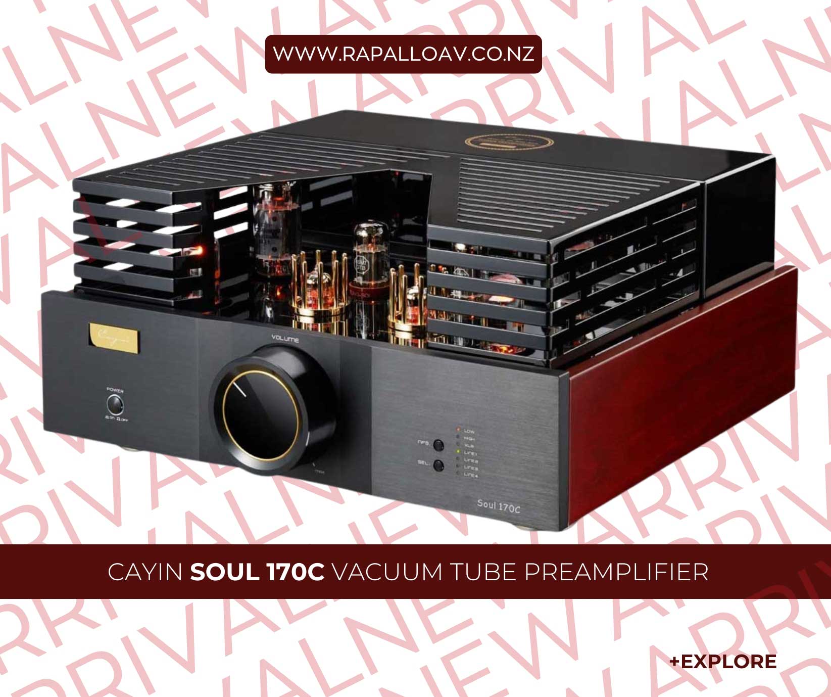 Cayin Soul 170C Vacuum Tube Preamplifier - Rapallo