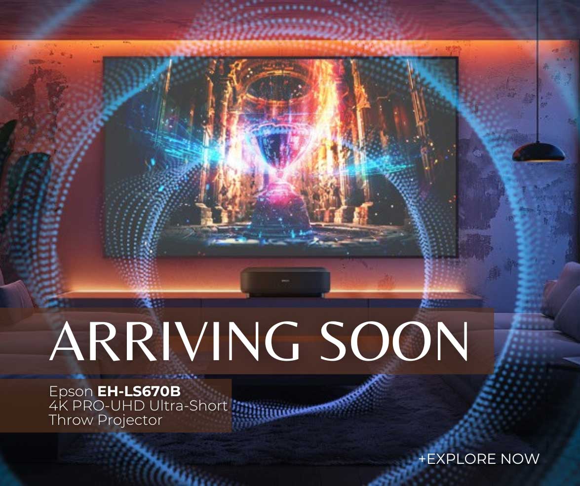 Epson EH-LS670B 4K PRO-UHD Ultra-Short Throw Projector - Rapallo