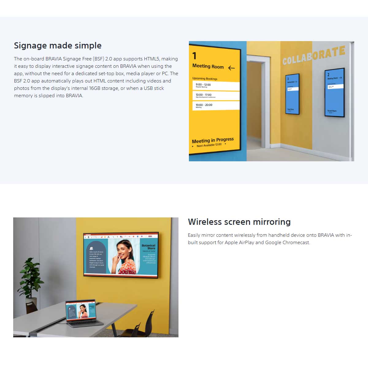 Sony BRAVIA EZ20L Series 4K HDR Display - Rapallo