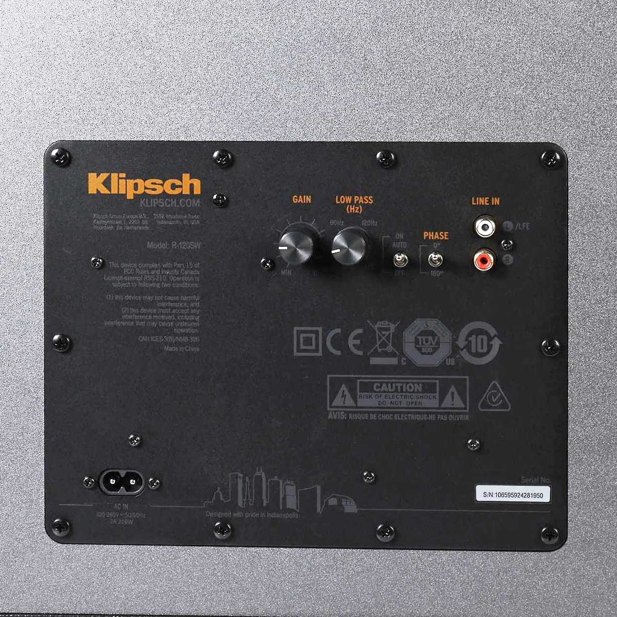 Klipsch Reference R-120SW Subwoofer - Rapallo