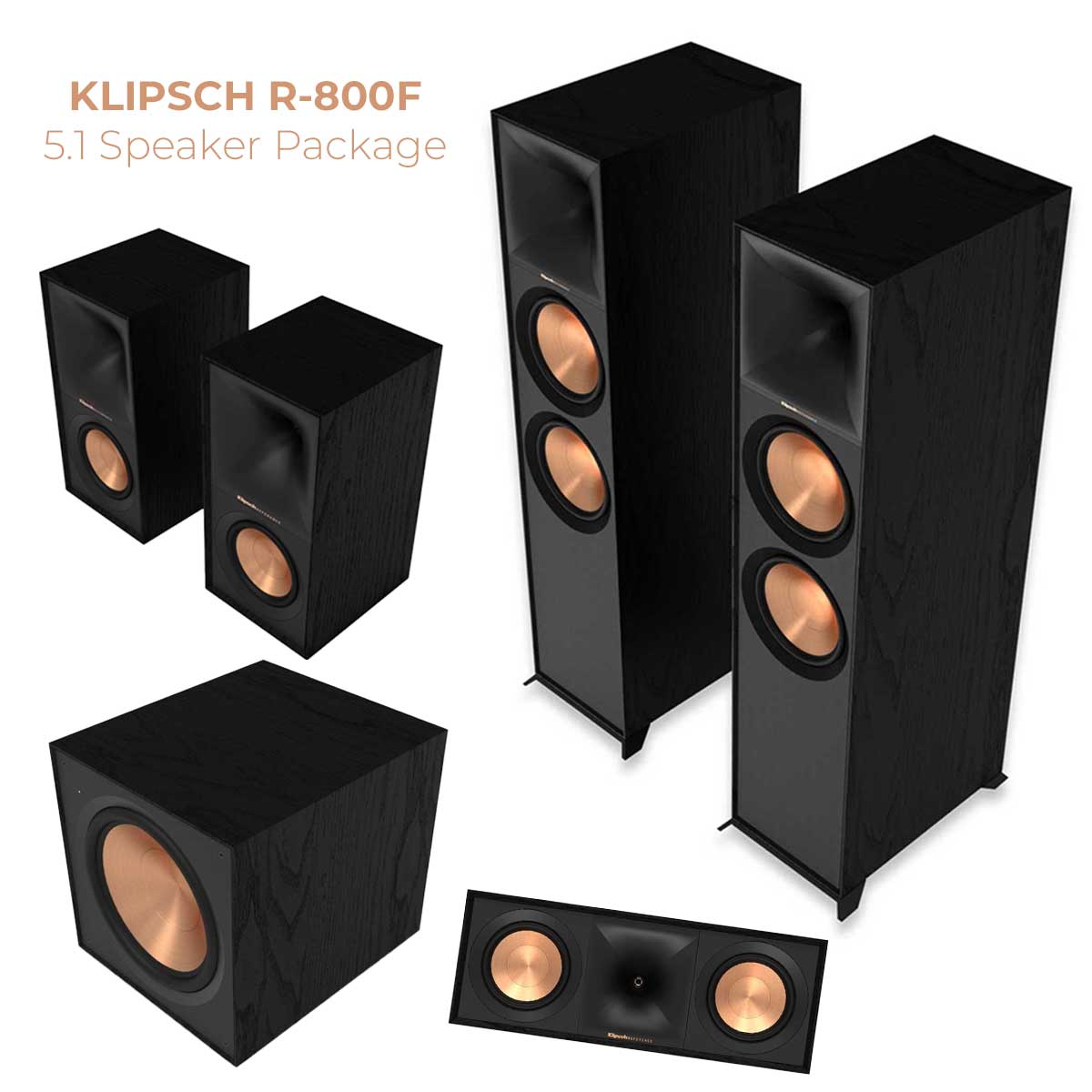 Klipsch Reference R-800F Speaker Package - Rapallo