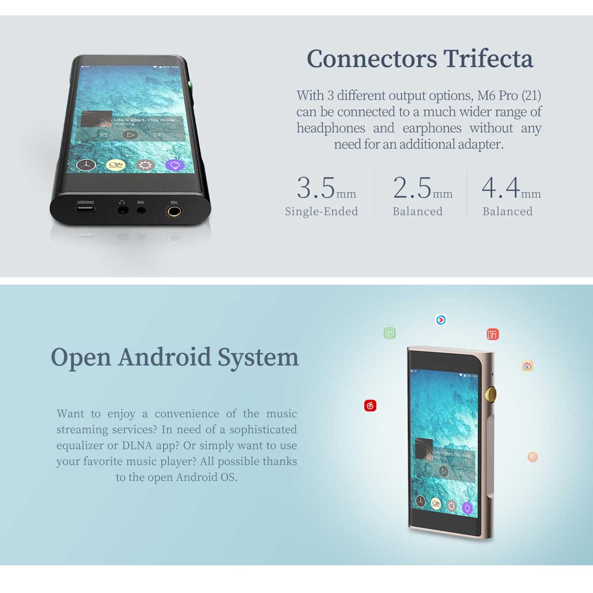 Shanling M6 Pro 21 Portable Player - Rapallo