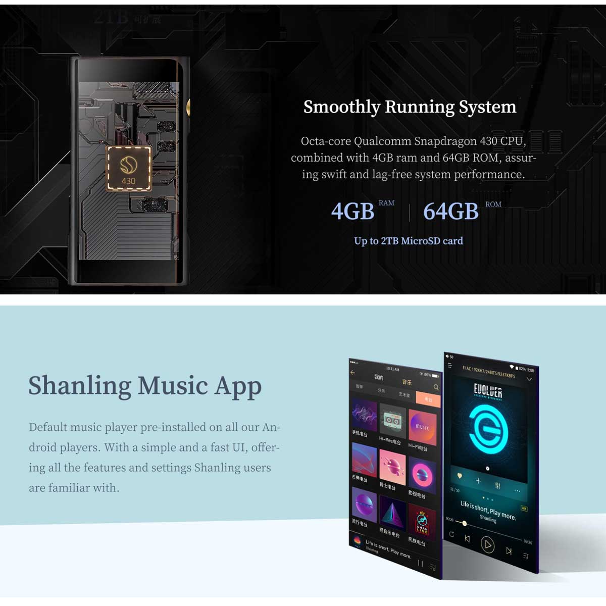 Shanling M6 Pro 21 Portable Player - Rapallo