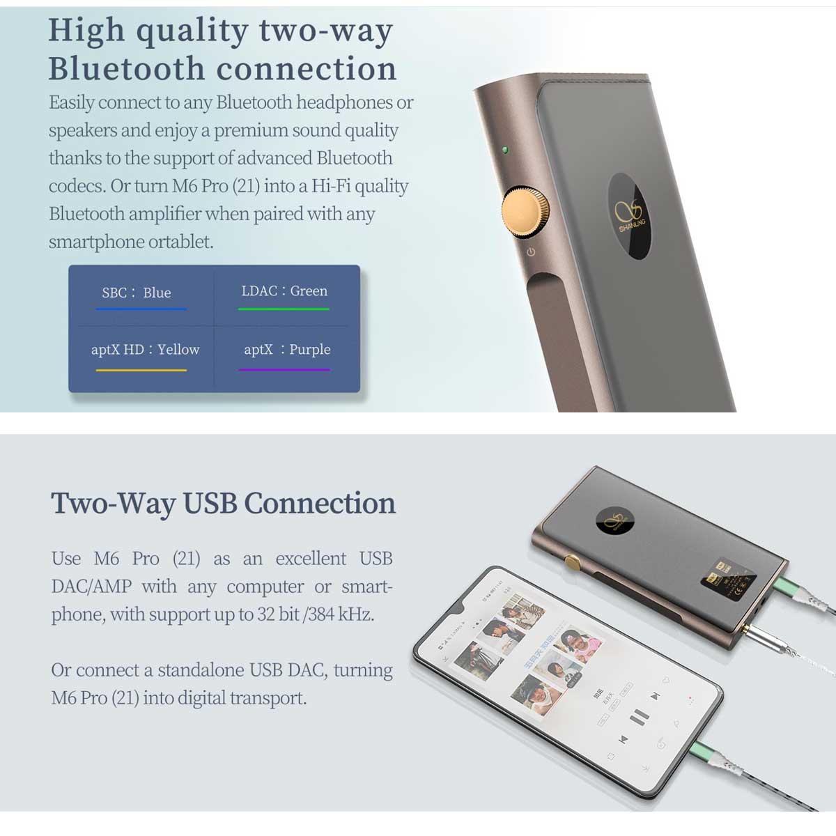 Shanling M6 Pro 21 Portable Player - Rapallo