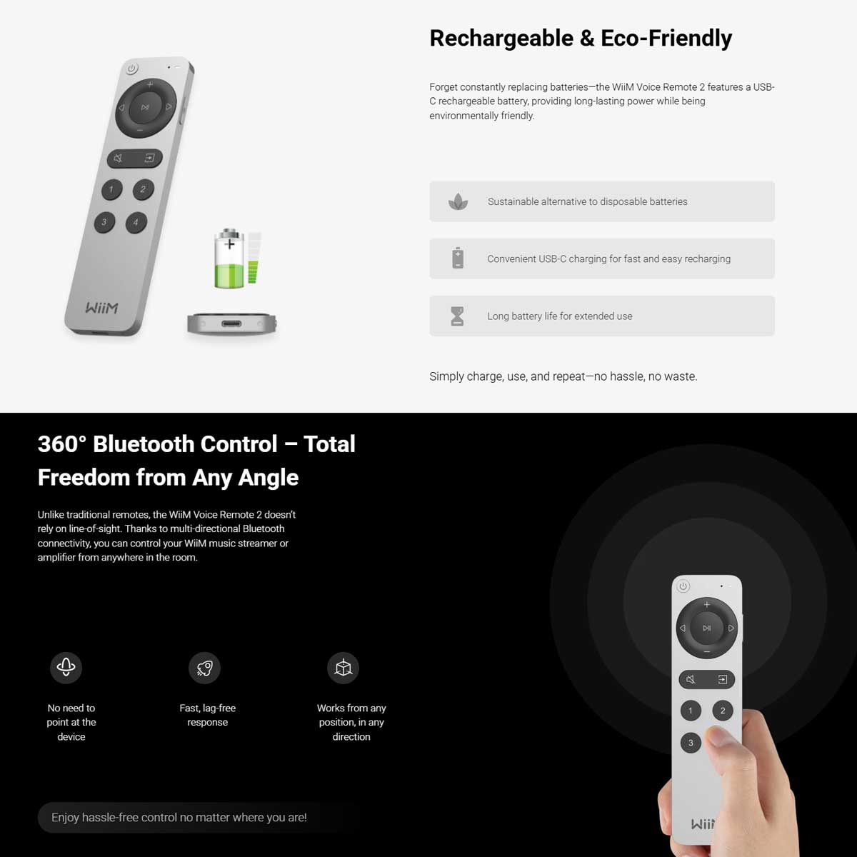 WiiM Voice Remote 2 - Rapallo