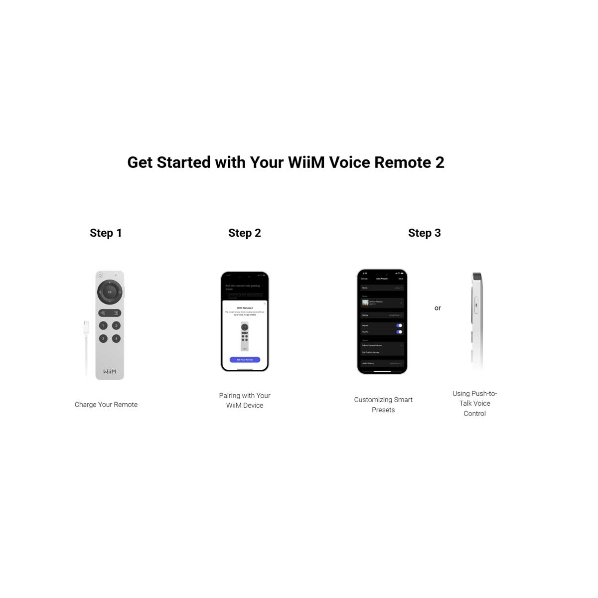 WiiM Voice Remote 2 - Rapallo