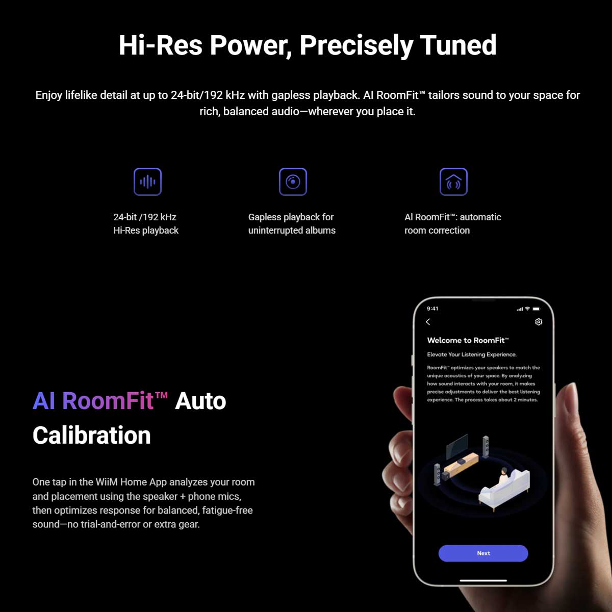 WiiM Sound Powered Speaker - Rapallo