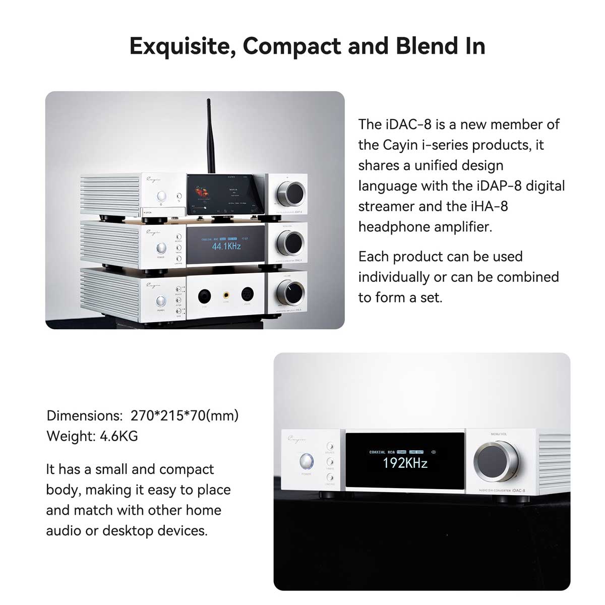 Cayin iDAC-8 Dual Timbre DAC - Rapallo