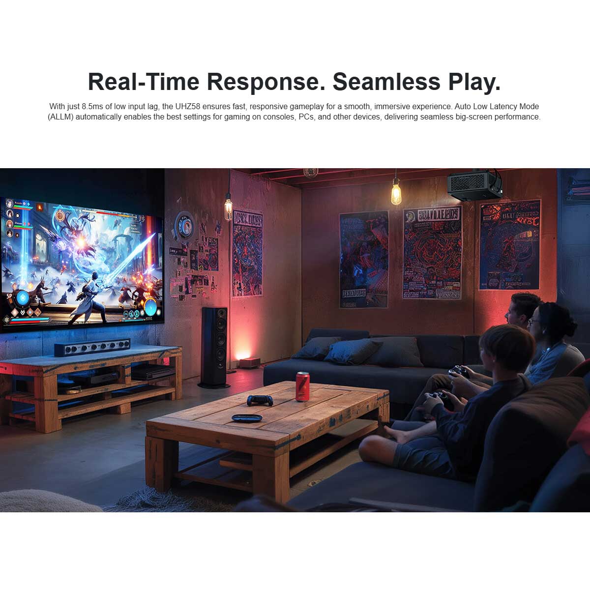 Optoma UHZ58 4K UHD Dual Laser Projector - Rapallo