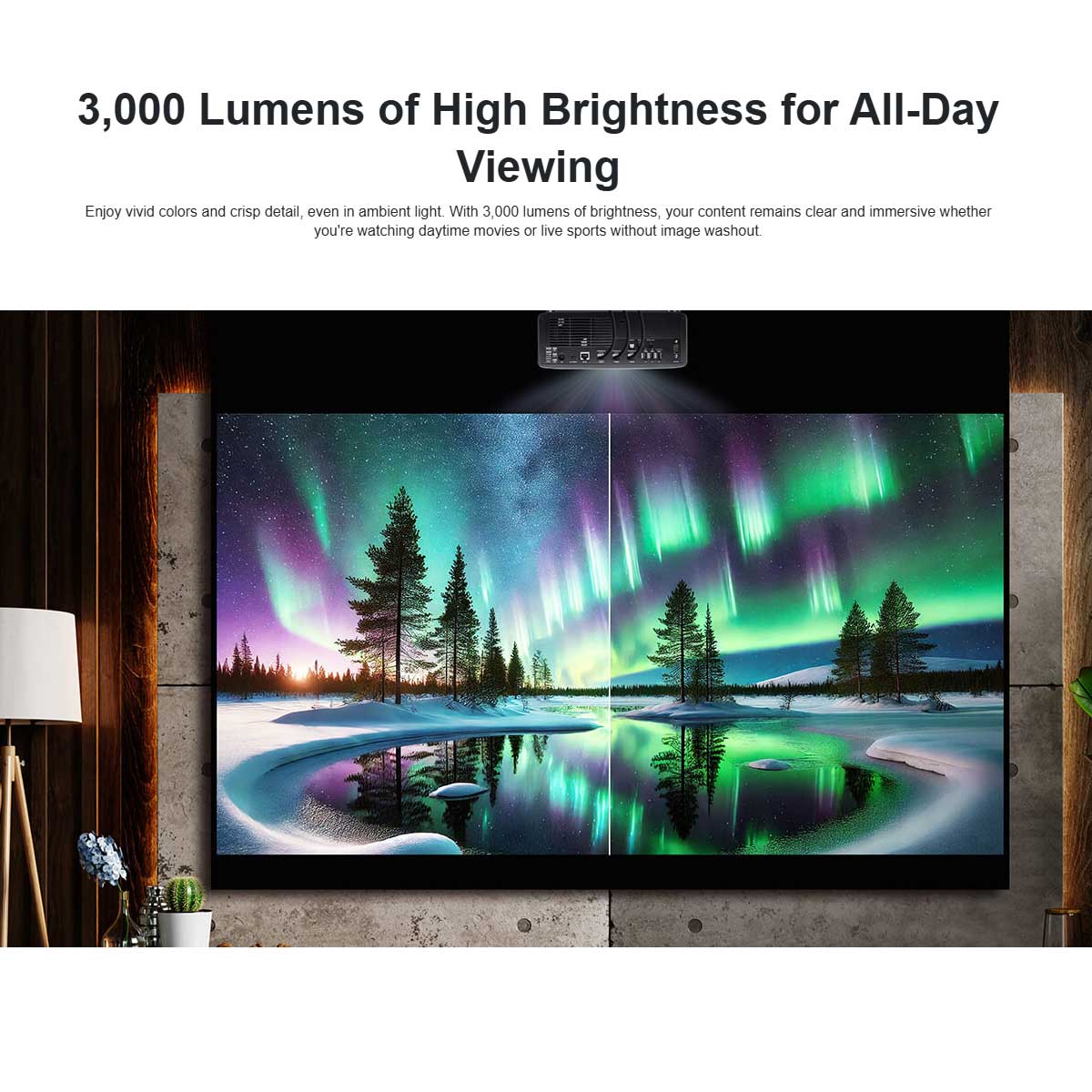 Optoma UHZ58 4K UHD Dual Laser Projector - Rapallo