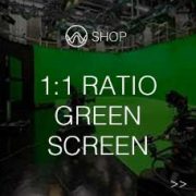 1:1 Ratio Motorised Green Screen