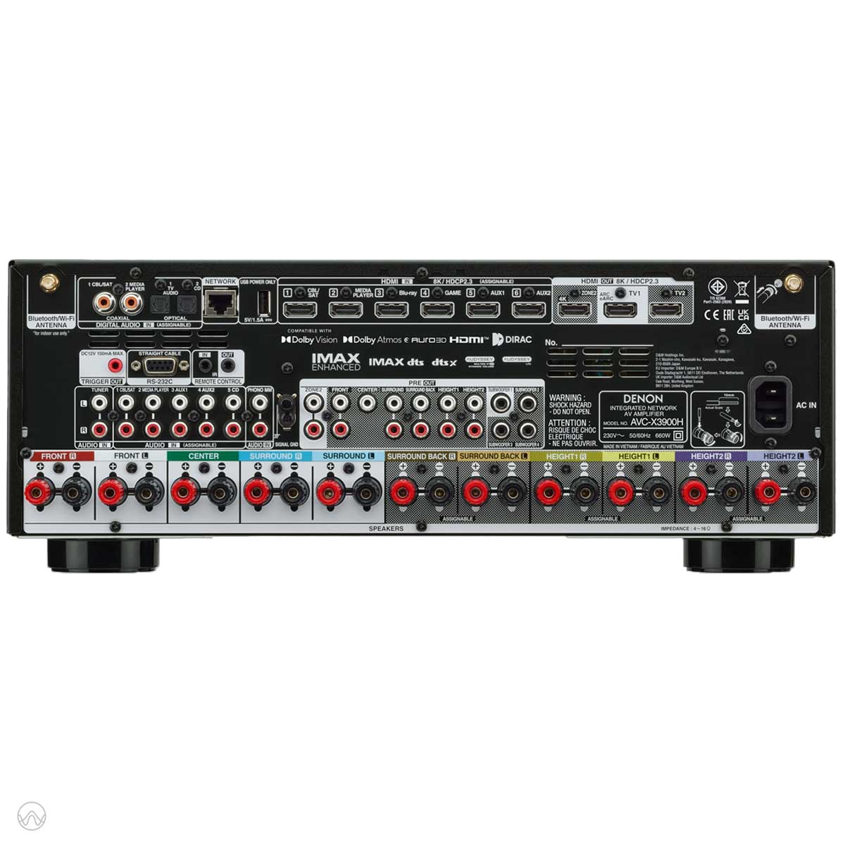 Denon AVC-X3900H 9.4 Channel Home Theatre Receiver - Rapallo
