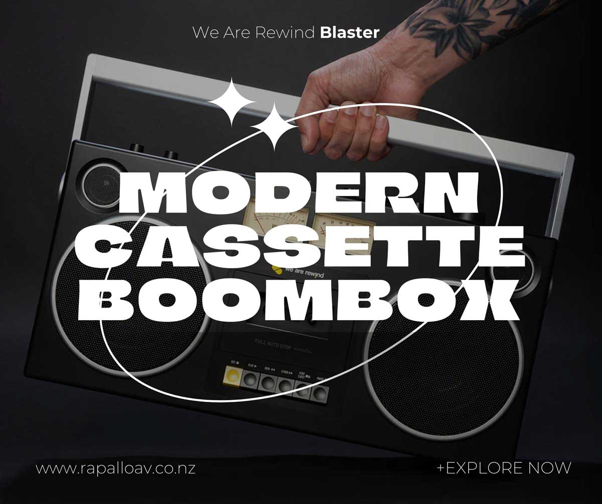 We Are Rewind Blaster Cassette Player - Rapallo