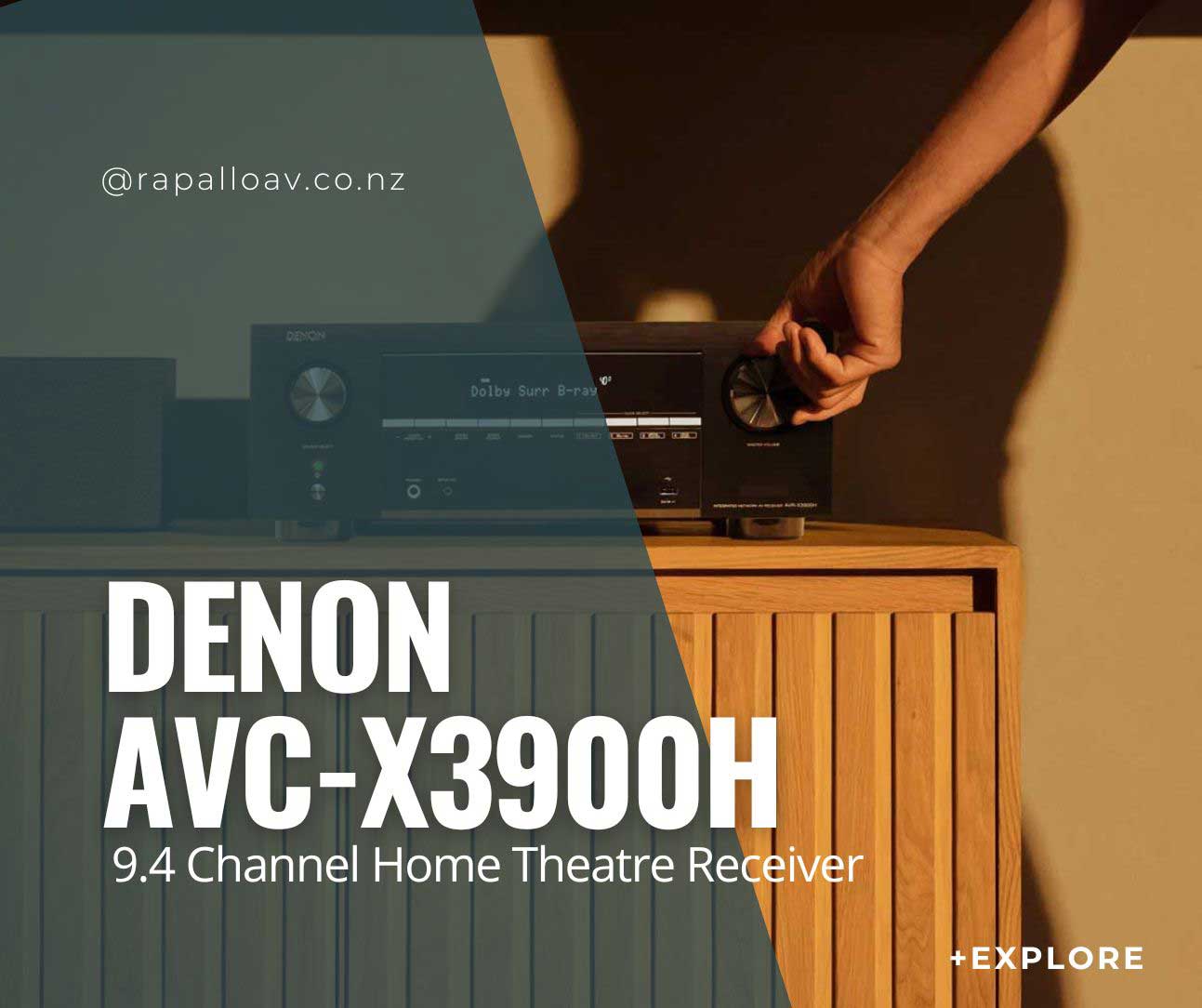Denon AVC-X3900H 9.4 Channel Home Theatre Receiver - Rapallo