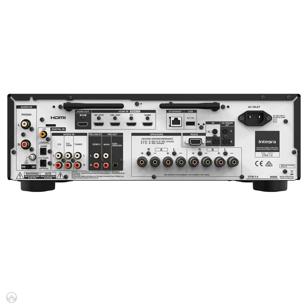 Integra DTM-7.4 Hi-Fi Network Stereo Receiver - Rapallo